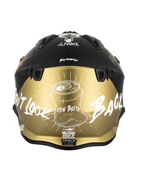 Casque Jet Swaps S769 Trooper Full-Gaz Noir mat or