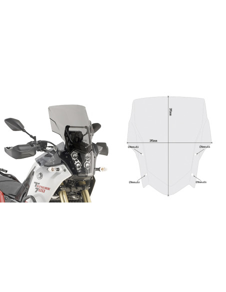 Bulle Ténéré 700 (2021-2024) | Givi D2145S