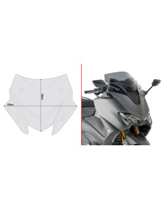 Bulle Sportive Fumée TMAX 530 de 2020 à 2021 2