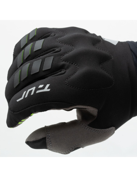 Gants été T.UR G-Six Pro Noir / Jaune Fluo