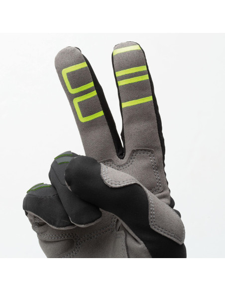 Gants été T.UR G-Six Pro Noir / Jaune Fluo