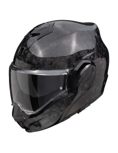 Casque Scorpion Exo-Tech Evo Carbon Onyx Noir