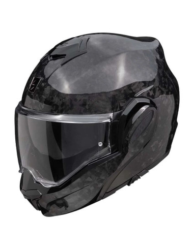 Casque Scorpion Exo-Tech Evo Carbon Onyx Noir