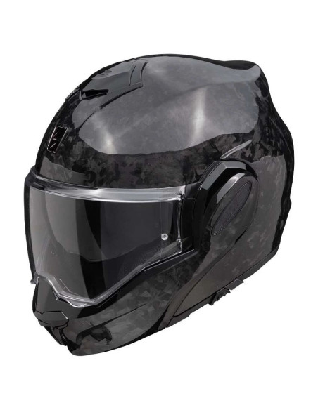 Casque Scorpion Exo-Tech Evo Carbon Onyx Noir