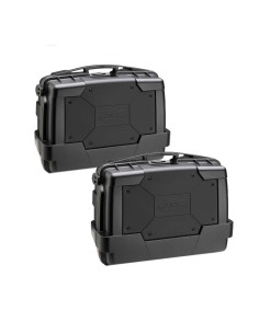 Paire de Valise Kappa Garda Noir 46  Litres | KGR46NNPack2