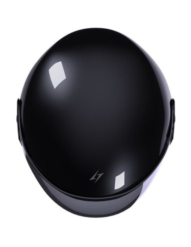 Casque Stormer Sun 2 Noir Brillant
