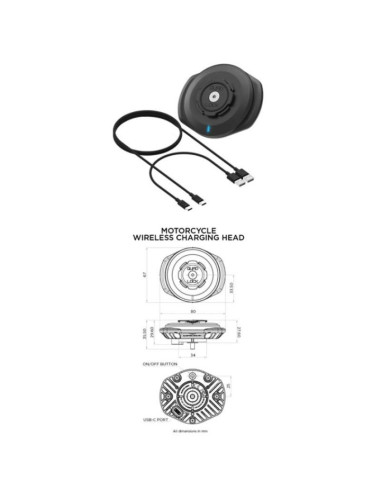 Support Smartphone Quad Lock chargeur à induction V2