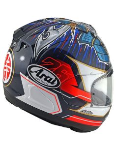 Casque Arai RX-7v Evo Pedrosa Shogun Noir-Bleu-Blanc-Rouge 2