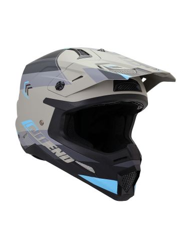 Casque Cross Noend Dagger Gris 3
