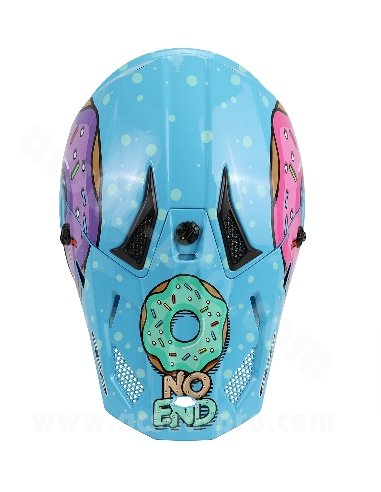 Casque Cross Noend Donuts pour enfant Bleu