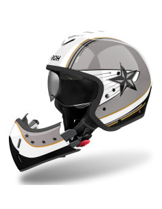 Casque Airoh J 110 Command Jet - Bleu/Noir 2