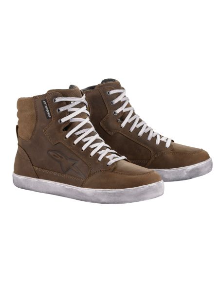 Baskets Moto Femme Alpinestars J-6 Waterproof Women Marron