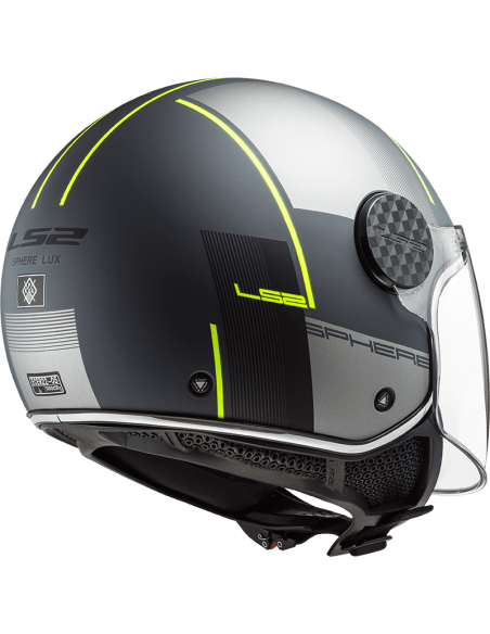 Casque Jet Sphere Lux 2 LS2 Firm - Gris