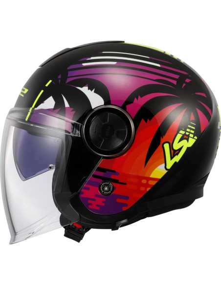 Casque Jet Classy LS2 Palm