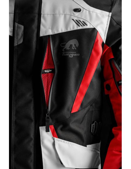 Veste Furygan Apalache Evo Noir et Rouge