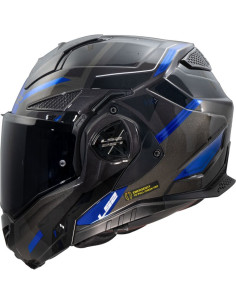 Casque Modulable LS2 Advant-x FF901 Spectrum - Noir/Bleu 2