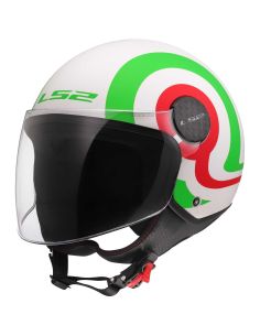 Casque LS2 Sphere Lux II Urby Blanc-Rouge-Bleu 2