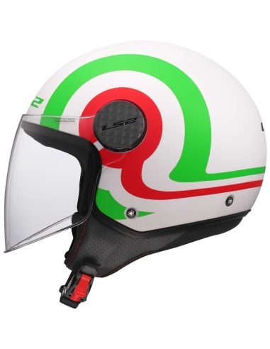 Casque LS2 Sphere Lux II Urby Blanc-Rouge-Vert