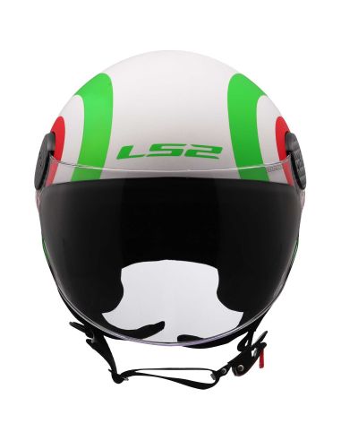 Casque LS2 Sphere Lux II Urby Blanc-Rouge-Vert
