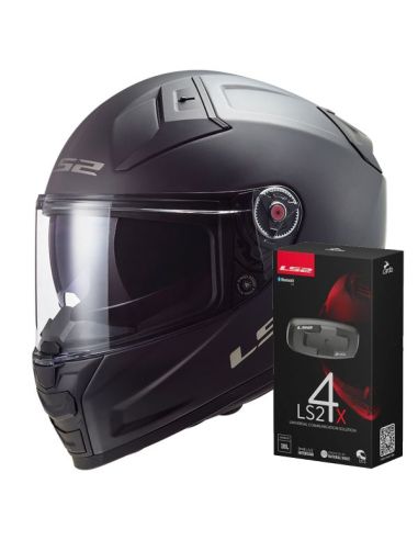 Casque LS2 Vector 2 avec Intercom Cardo 4x UCS intégré