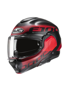 Casque HJC F100 Hetal - Noir/Gris 2