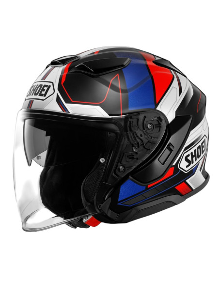 Casque Shoei J-Cruise 3 WHIZZY - Rouge/Noir/blanc