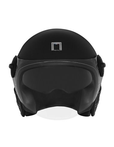 Casque Nox Heritage Premium Cuir Noir
