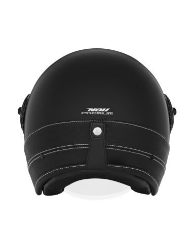 Casque Nox Heritage Premium Cuir Noir