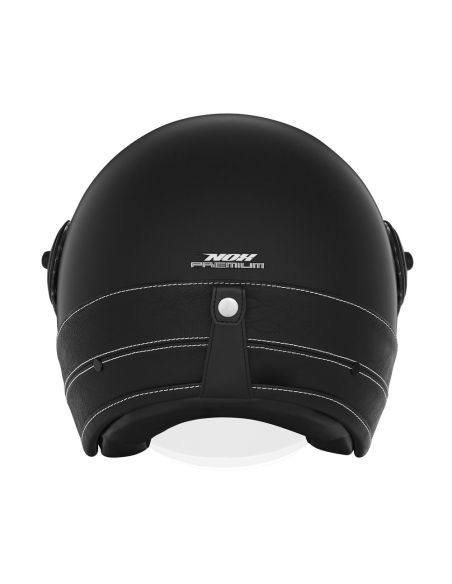 Casque Nox Heritage Premium Cuir Noir