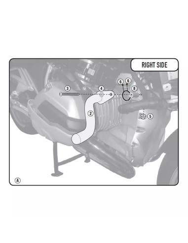 Kit Support Projecteur BMW R1200 RT