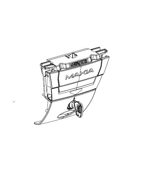 Bloc Fermeture Serrure Top Case Givi V58 Maxia
