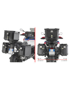 Support Valise BMW R 1300 GS Adventure | Givi PLO5146CAM 2
