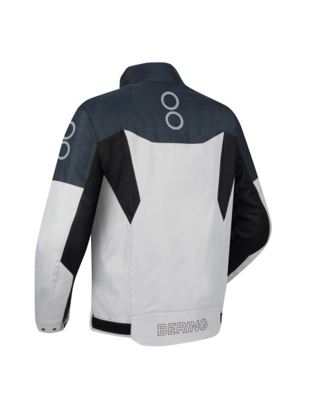 Veste Moto Bering Cronos - Blanc/Noir
