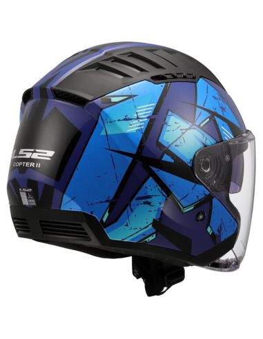Casque LS2 Copter II Kanji