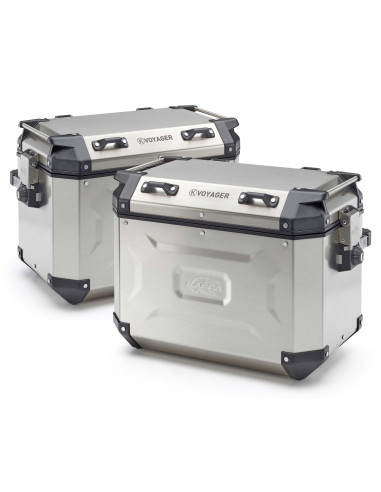 Paire de Valise Aluminium Kappa K'Voyager 48 Litres