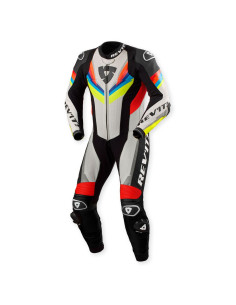 Combinaison Rev'it Quantum 3 - Gris / Rouge 2