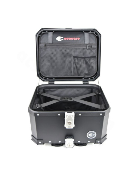 Top Case Coocase X1 Noir 45 L avec Dosseret Réglable