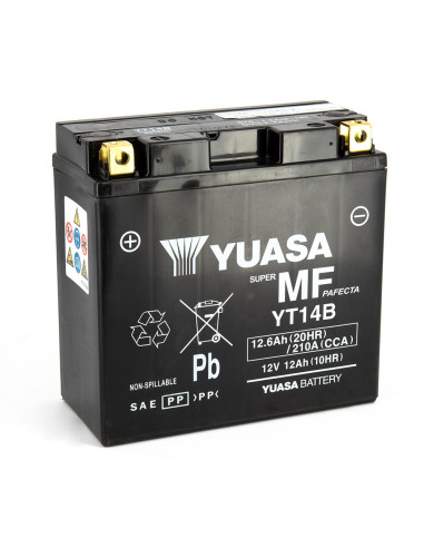 Batterie YT14B SLA AGM - Sans Entretien - PrÃªte Ã  l'emploi.