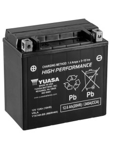 Batterie YTX14H SLA AGM - Sans Entretien - PrÃªte Ã  l'emploi.