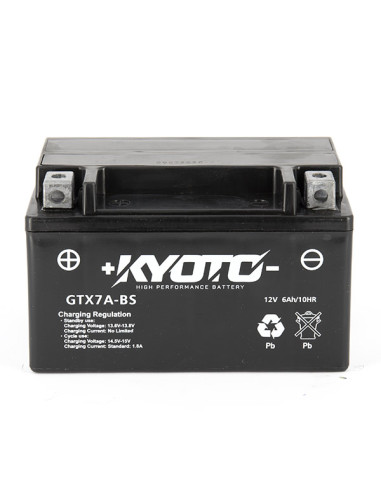 Batterie GTX7A-BS SLA-AGM - Sans Entretien - PrÃªte Ã  l'Emploi