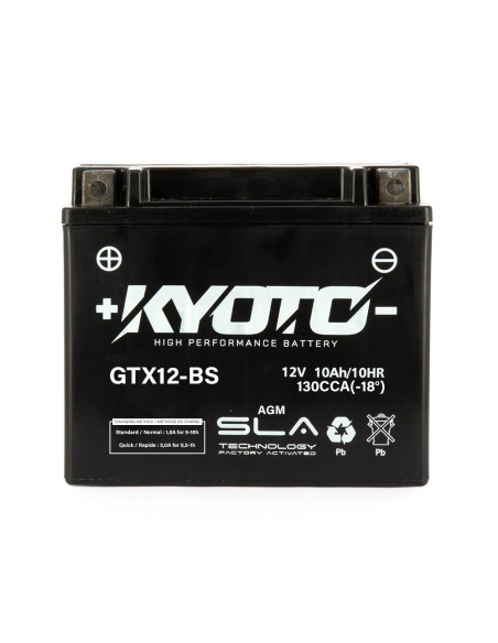 Batterie GTX12-BS SLA-AGM - Sans Entretien - PrÃªte Ã  l'Emploi