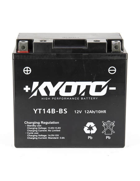 Batterie GT14B-BS SLA-AGM - Sans Entretien - PrÃªte Ã  l'Emploi - Equivalente YT14B-BS