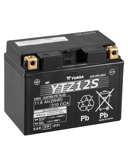Batterie YTZ12-S SLA-AGM - Sans Entretien - PrÃªte Ã  l'Emploi