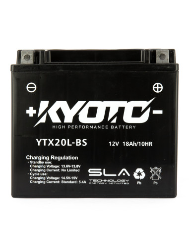 Batterie GTX20L-BS SLA-AGM - Sans Entretien - Prête à  l'Emploi