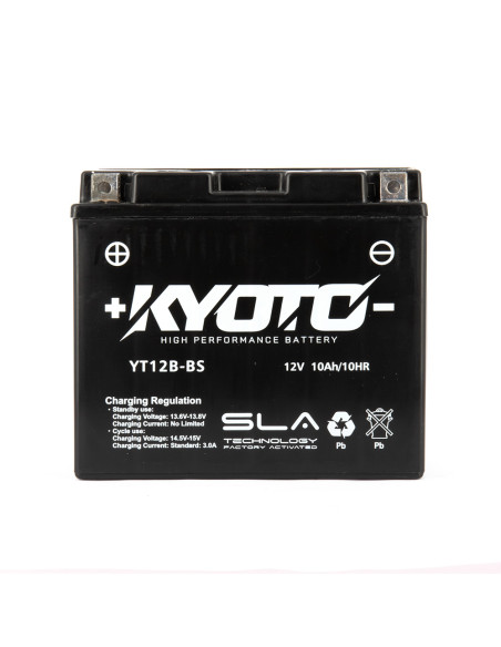 Batterie GT12B-BS SLA-AGM - Sans Entretien - Prête à l'Emploi - Equivelente YT12B-BS