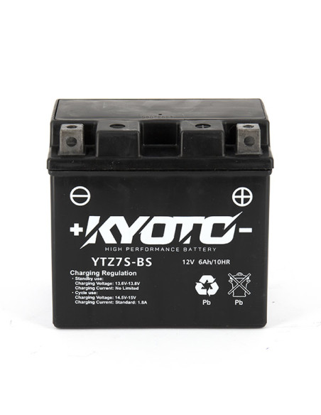 Batterie GTZ7S-BS SLA-AGM - Sans Entretien - Prête à l'Emploi
 - Equivalente YTZ7S-BS