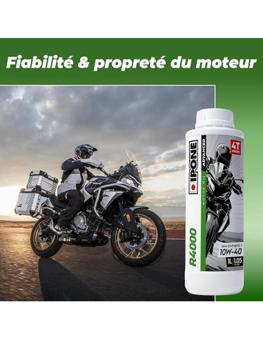 Huile 4t Moto Ipone R4000 10w40