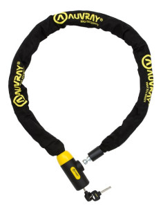 Chaine Antivol Auvray C-Bloc 120 cm avec Cadenas intégré