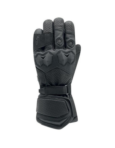Gants été Cuir Racer Long Blocks
