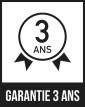 Garantie : 3 Ans